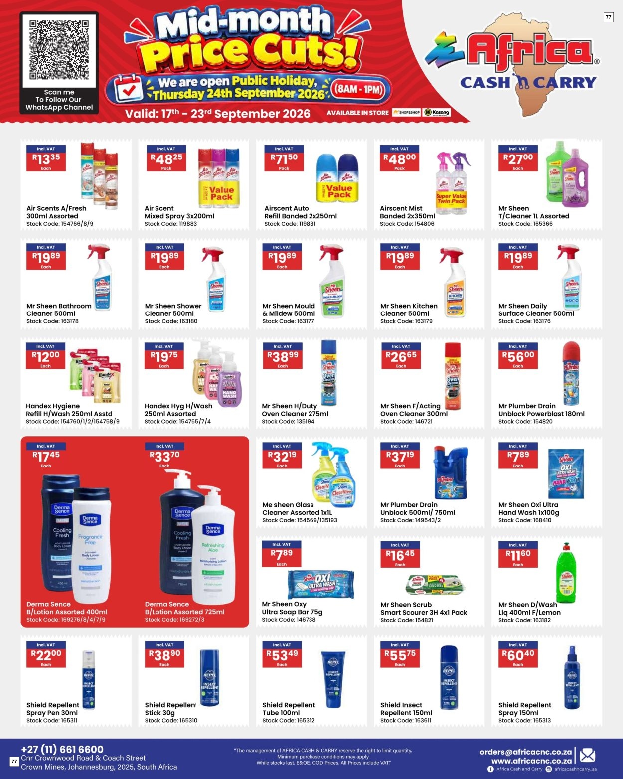 Africa Cash & Carry Catalogue - Weekly Promo - Page 77