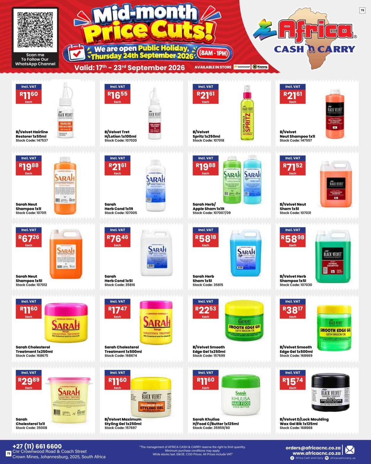 Africa Cash & Carry Catalogue - Weekly Promo - Page 79