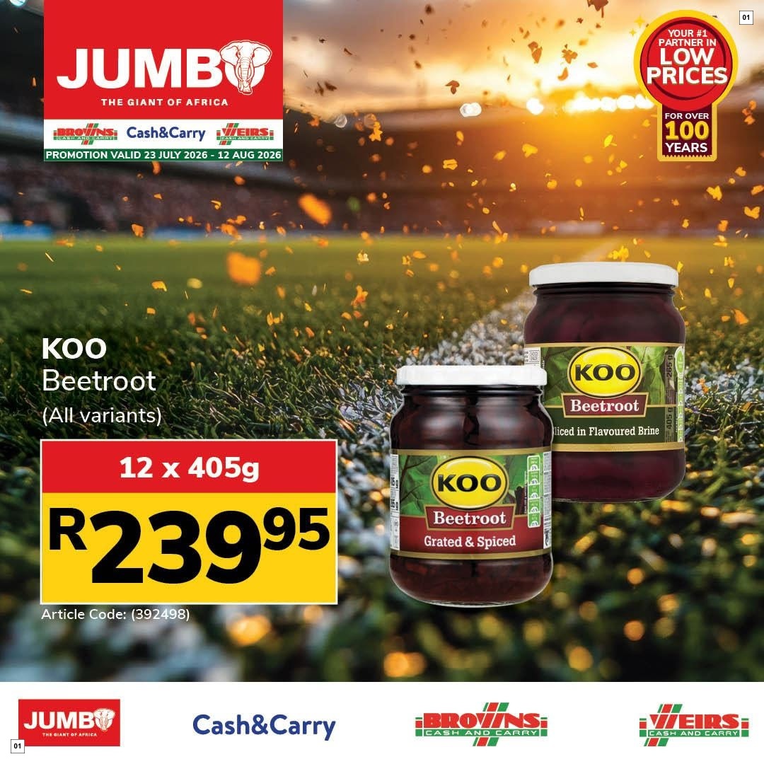 Jumbo Cash & Carry Catalogue