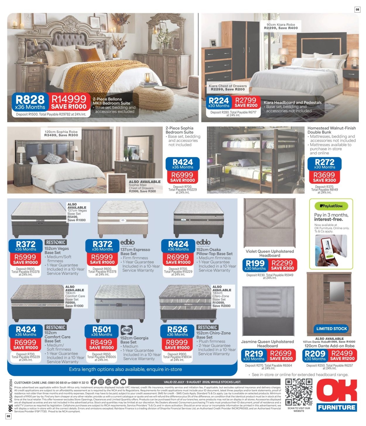 OK Furniture Specials 22 Jul - 09 Aug - Page 8
