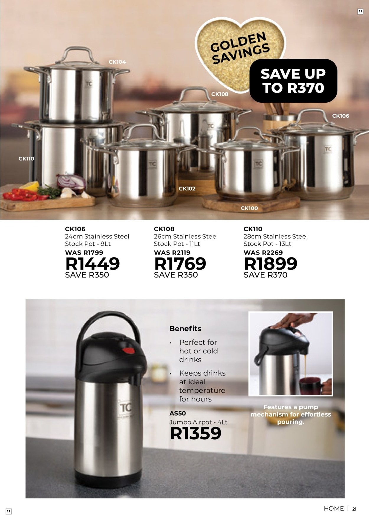 Table Charm Direct Specials 01 Apr - 30 Apr - Page 21