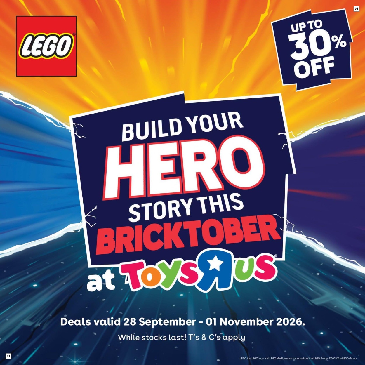 Toys R Us Specials 28 Sept - 01 Nov
