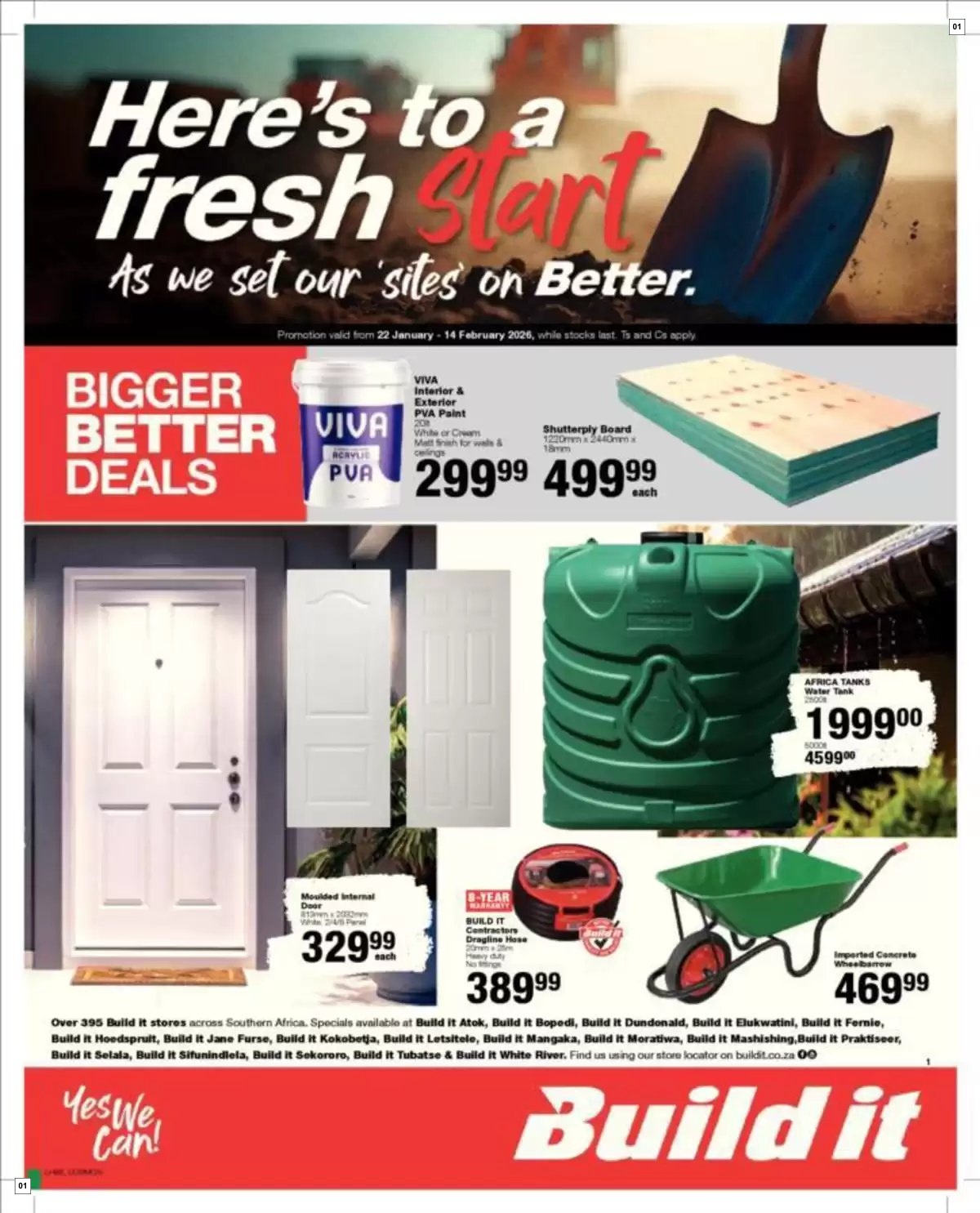 Build It Specials 22 Jan - 14 Mar