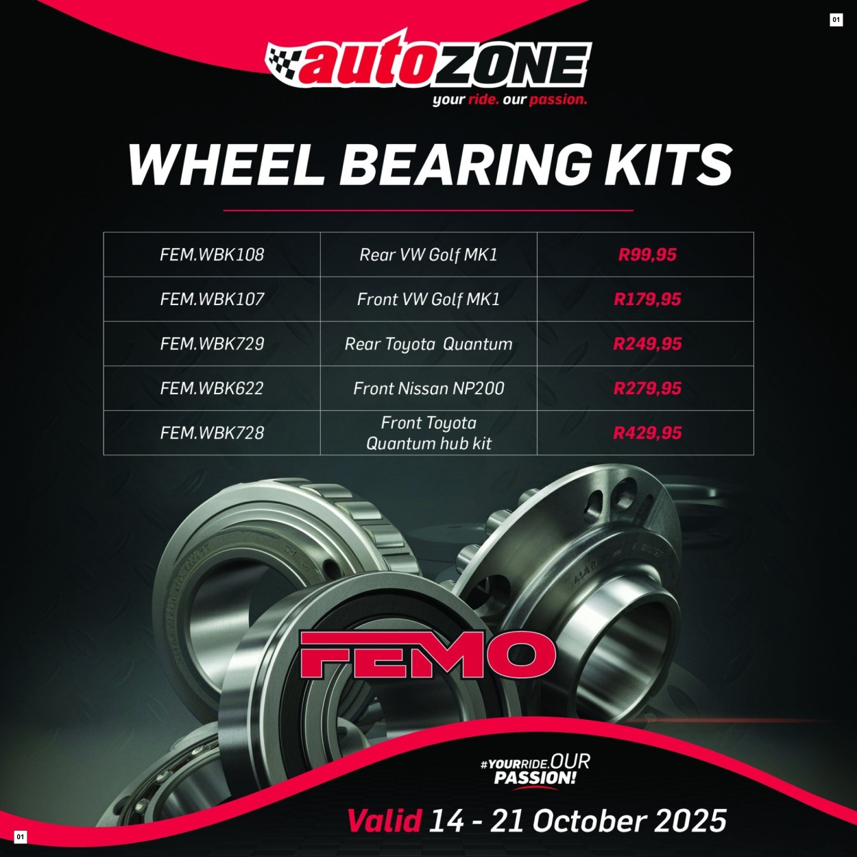 Autozone Specials 14 Oct - 21 Oct