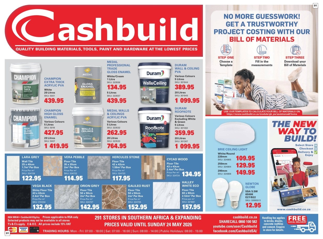 Cashbuild Latest Catalogue