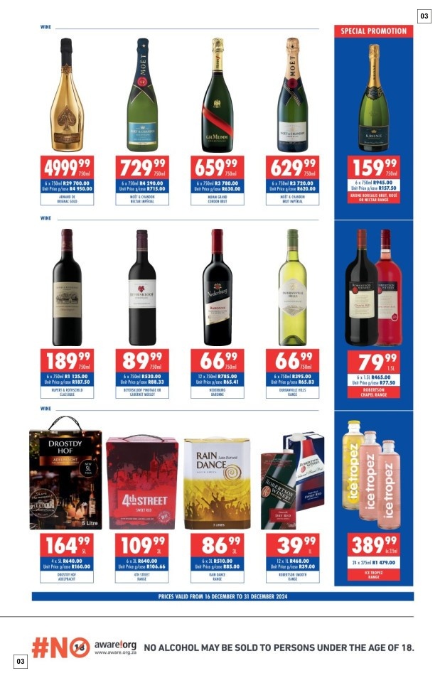 Ultra Liquors Specials 16 Dec - 31 Dec - Page 3
