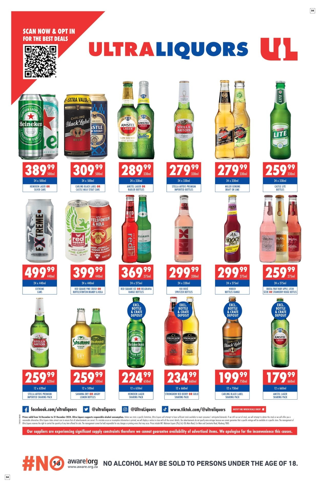 Ultra Liquors Specials 16 Dec - 31 Dec - Page 4