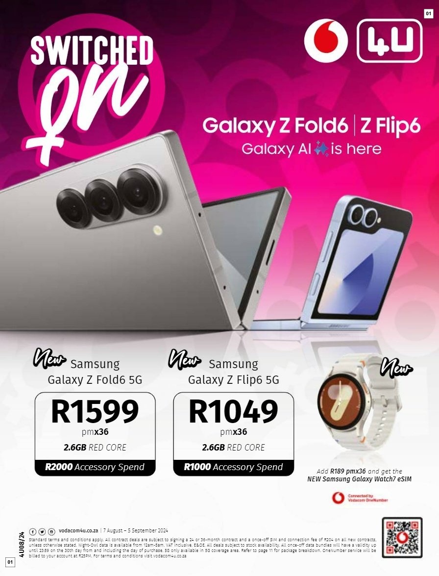 Vodacom Specials 07 Aug - 05 Sept