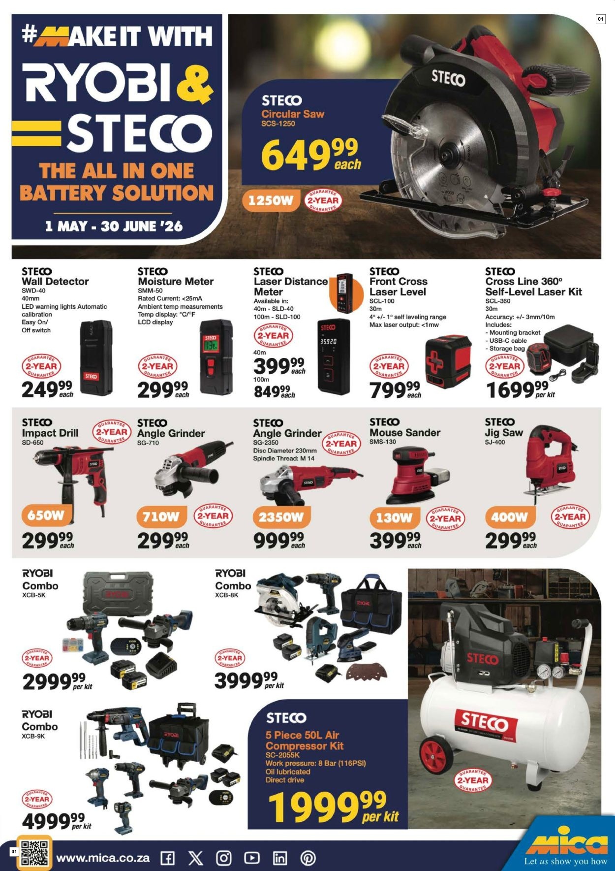 Mica Specials 01 May - 30 Jun