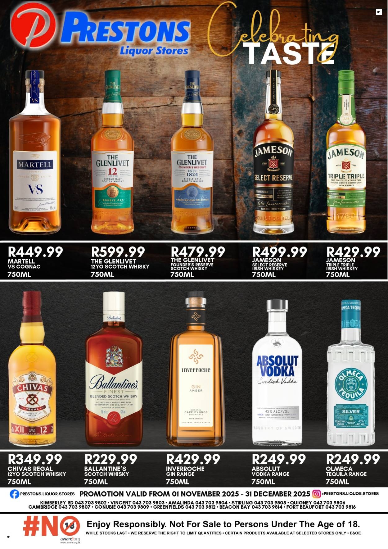 Prestons Liquor Stores Wine Brochure