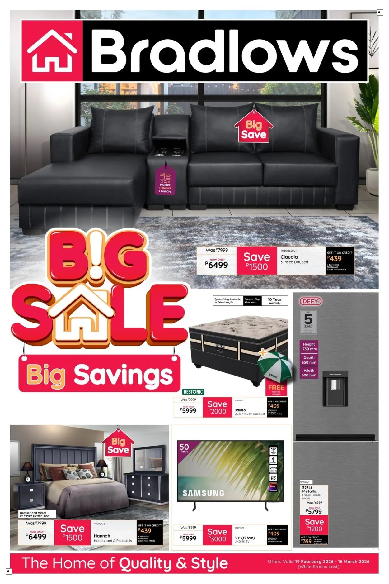 Bradlows Specials 19 Feb - 16 Mar