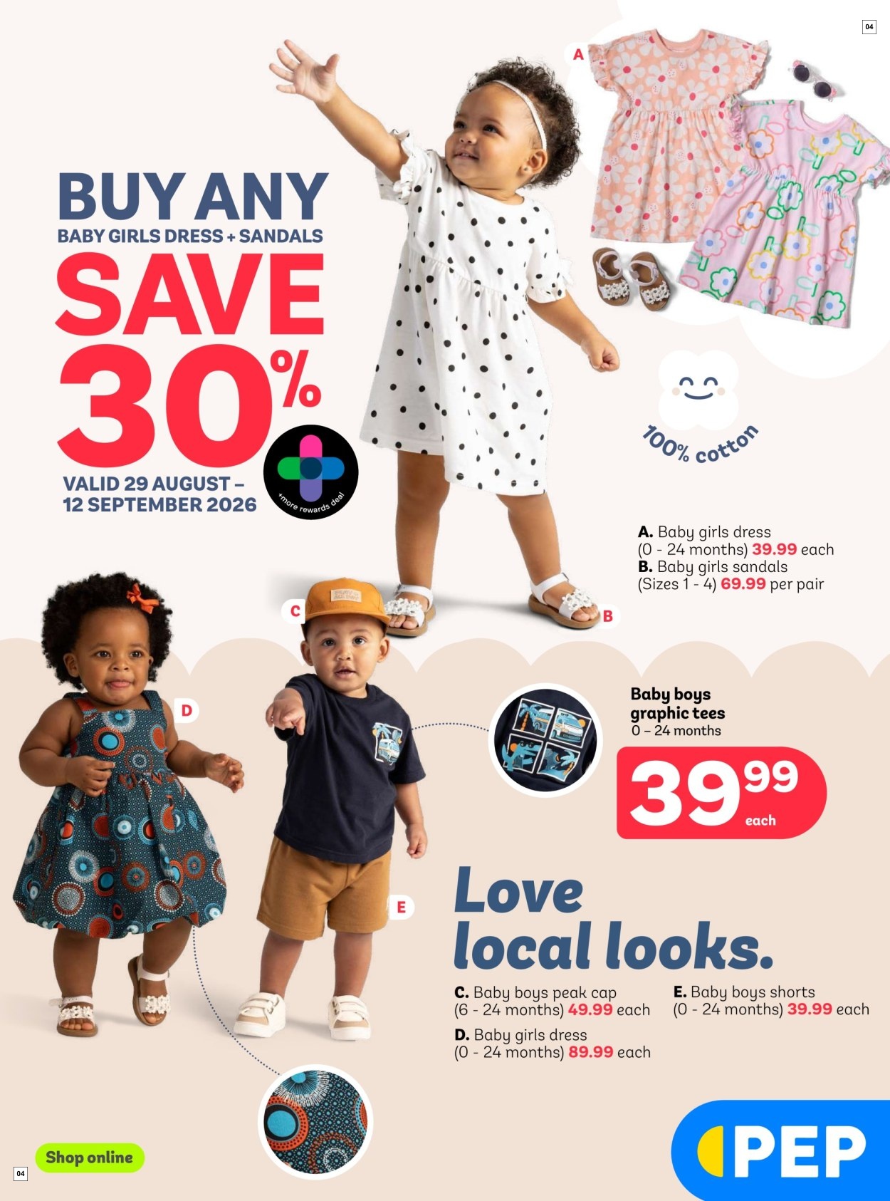 Pep Stores Baby Clothing Deals - Page 4