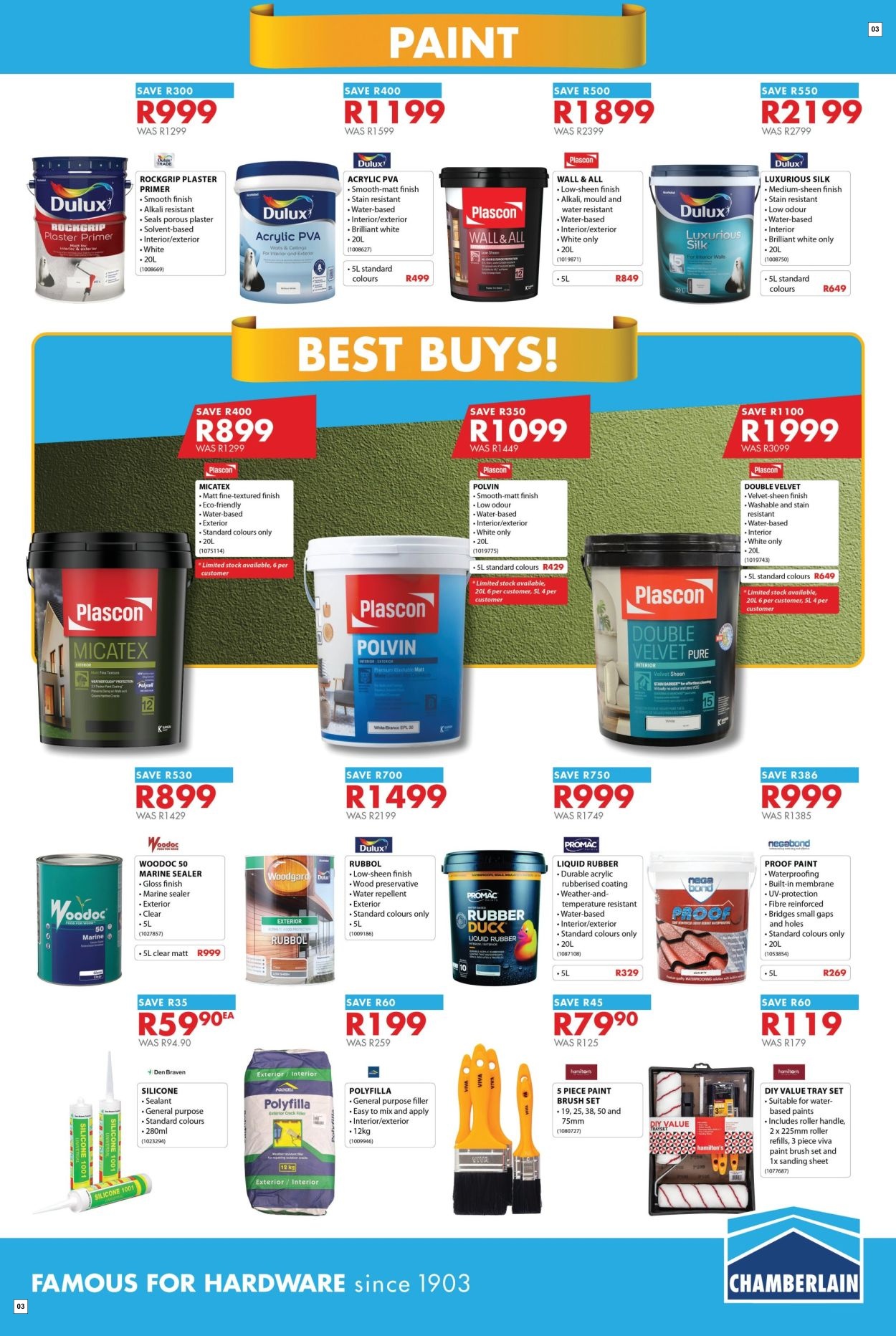 Chamberlain Specials 01 Sept - 13 Sept - Page 3