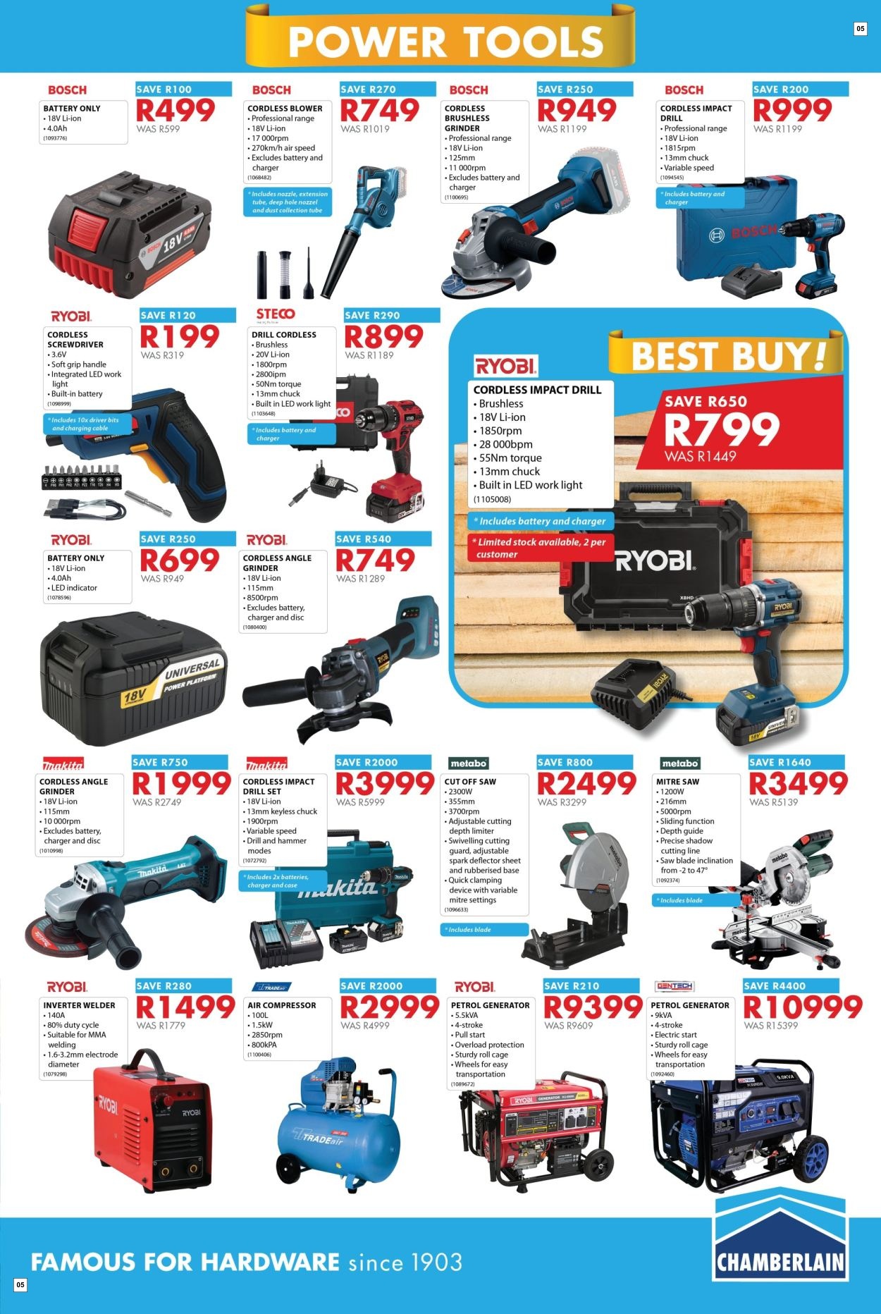 Chamberlain Specials 01 Sept - 13 Sept - Page 5