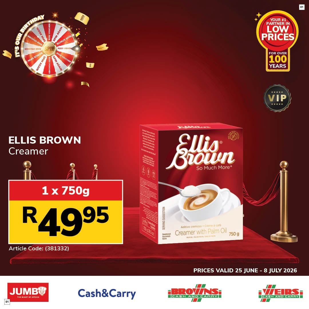 Jumbo Cash & Carry Catalogue