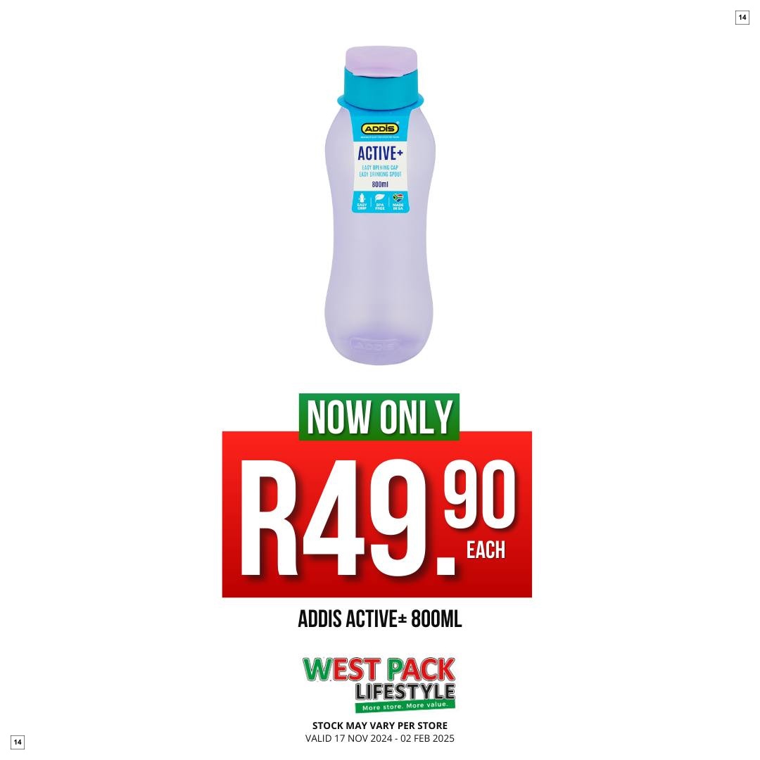 West Pack Lifestyle Specials 17 Nov - 02 Feb - Page 14