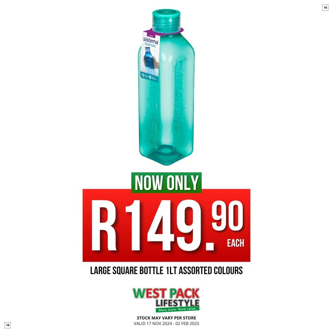 West Pack Lifestyle Specials 17 Nov - 02 Feb - Page 16