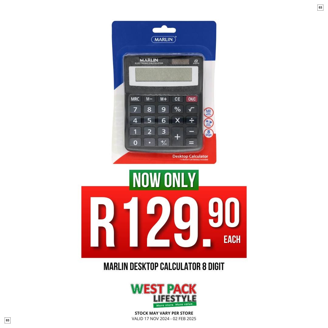 West Pack Lifestyle Specials 17 Nov - 02 Feb - Page 3