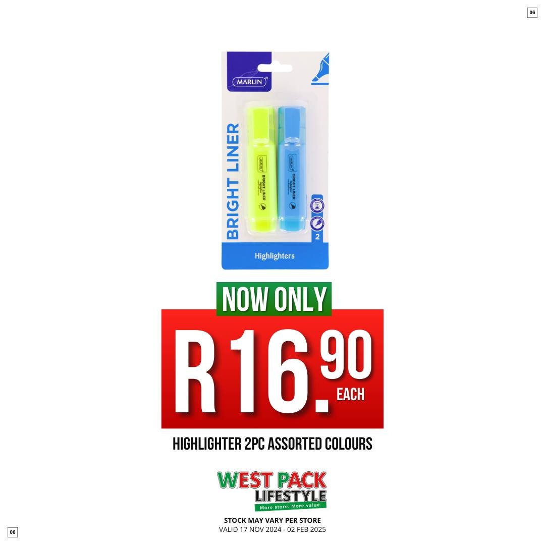 West Pack Lifestyle Specials 17 Nov - 02 Feb - Page 6