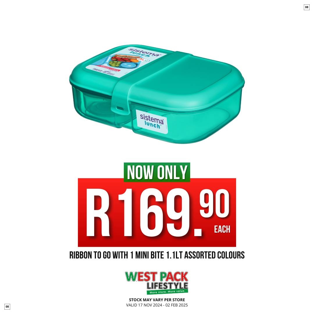 West Pack Lifestyle Specials 17 Nov - 02 Feb - Page 8