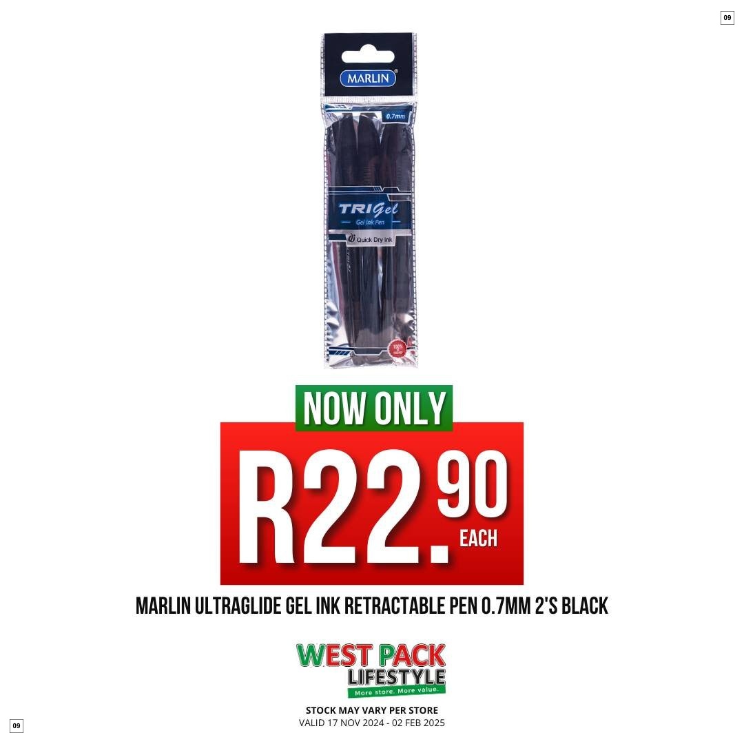 West Pack Lifestyle Specials 17 Nov - 02 Feb - Page 9