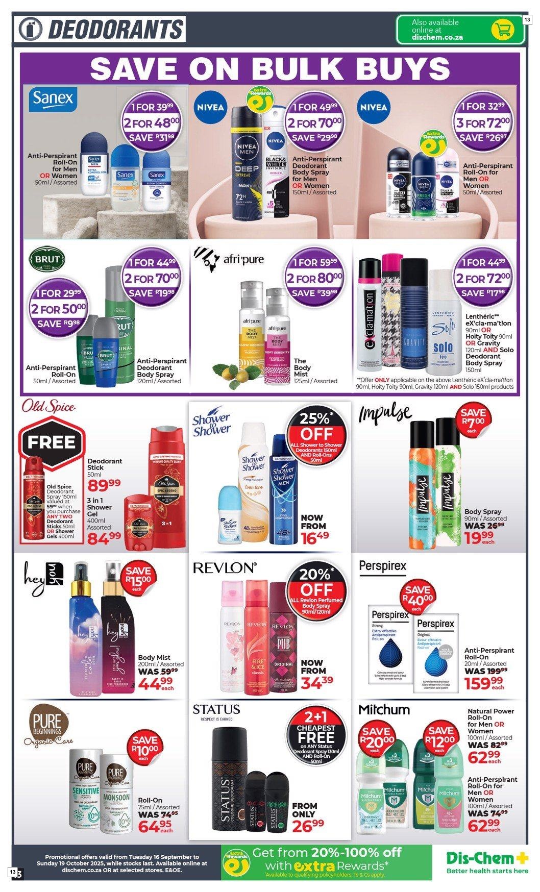 Dis-Chem Specials 16 Sept - 19 Oct - Page 13