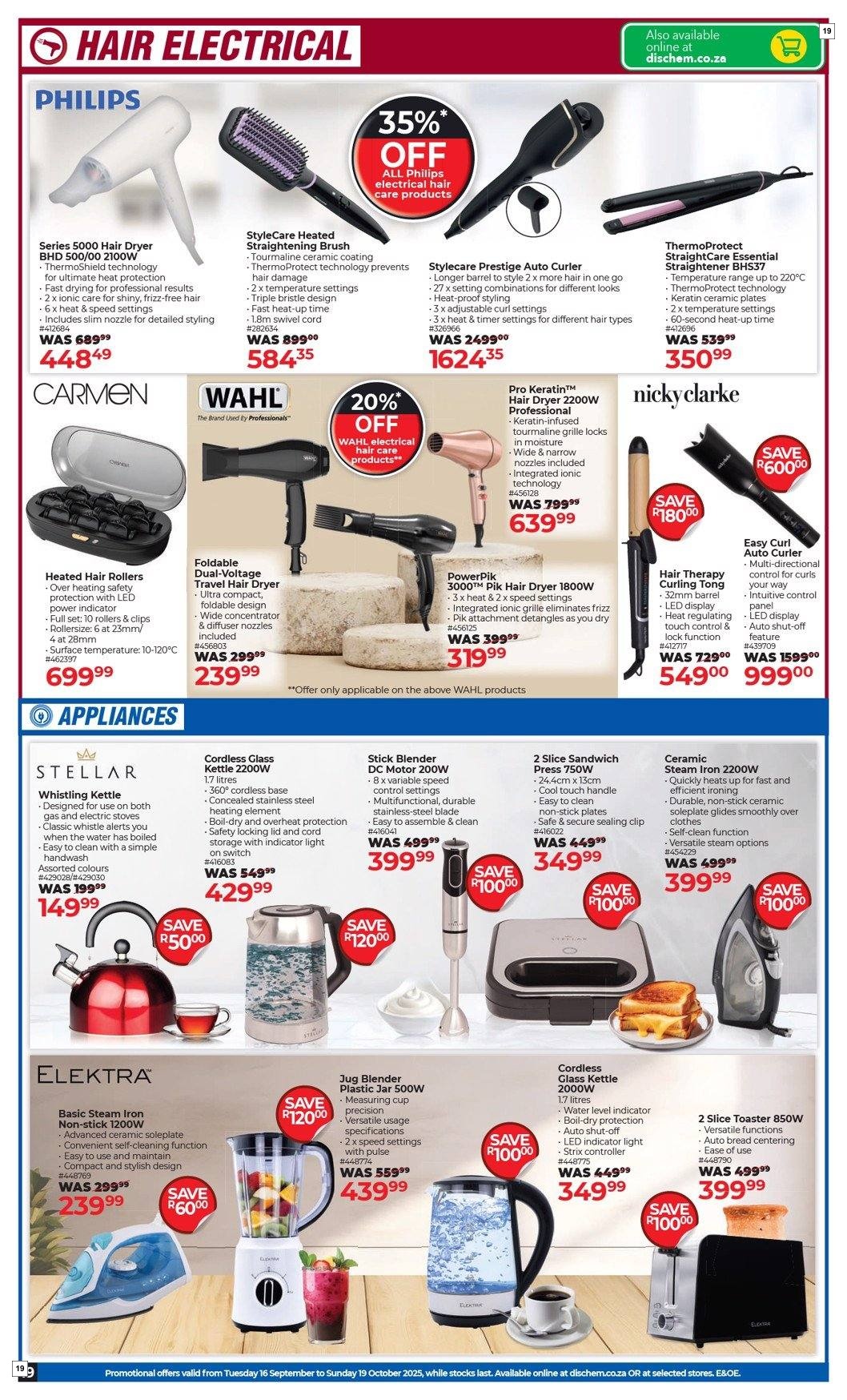 Dis-Chem Specials 16 Sept - 19 Oct - Page 19