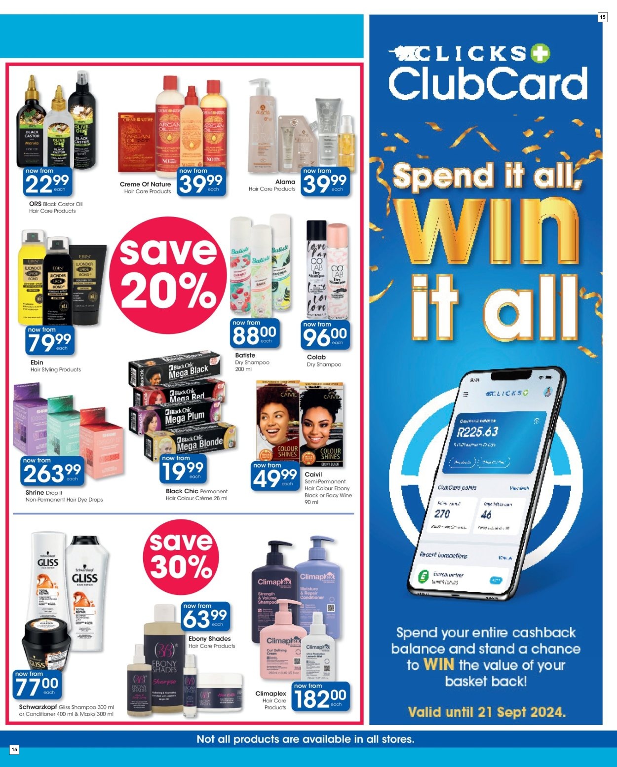 Clicks Specials 03 Oct - 16 Oct - Page 15