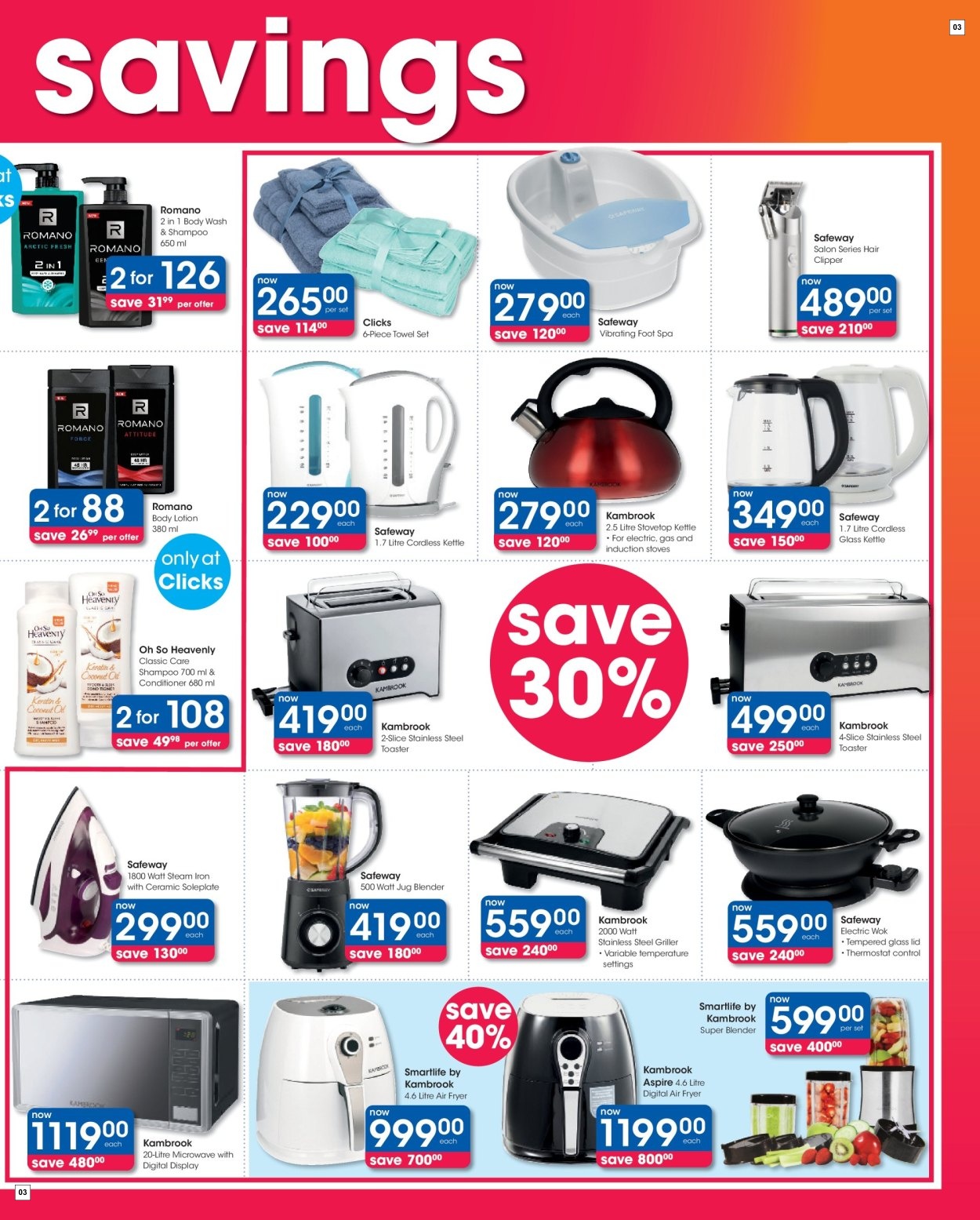 Clicks Specials 03 Oct - 16 Oct - Page 3