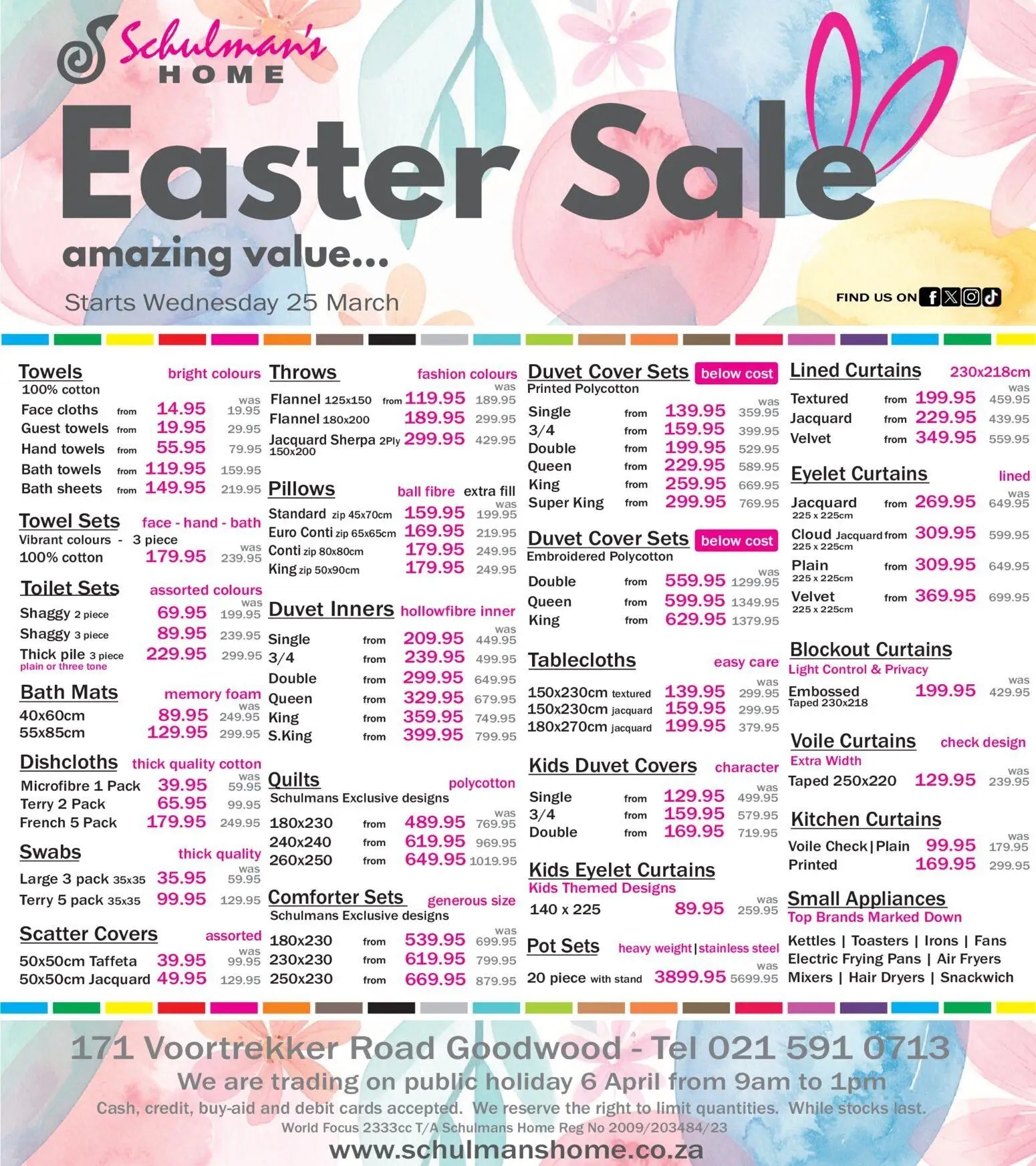 Schulmans Home Specials