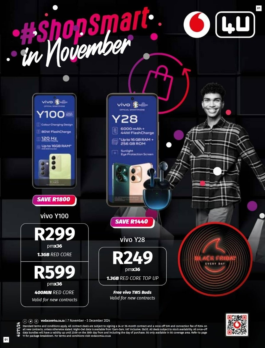 Vodacom Specials 07 Nov - 05 Dec