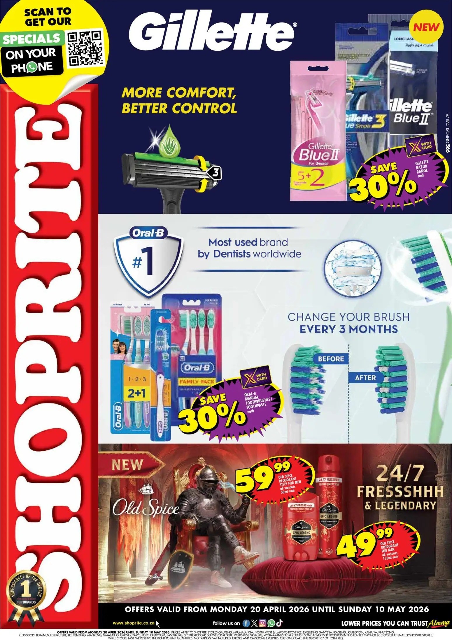 Shoprite Gauteng Personal Care Essentials