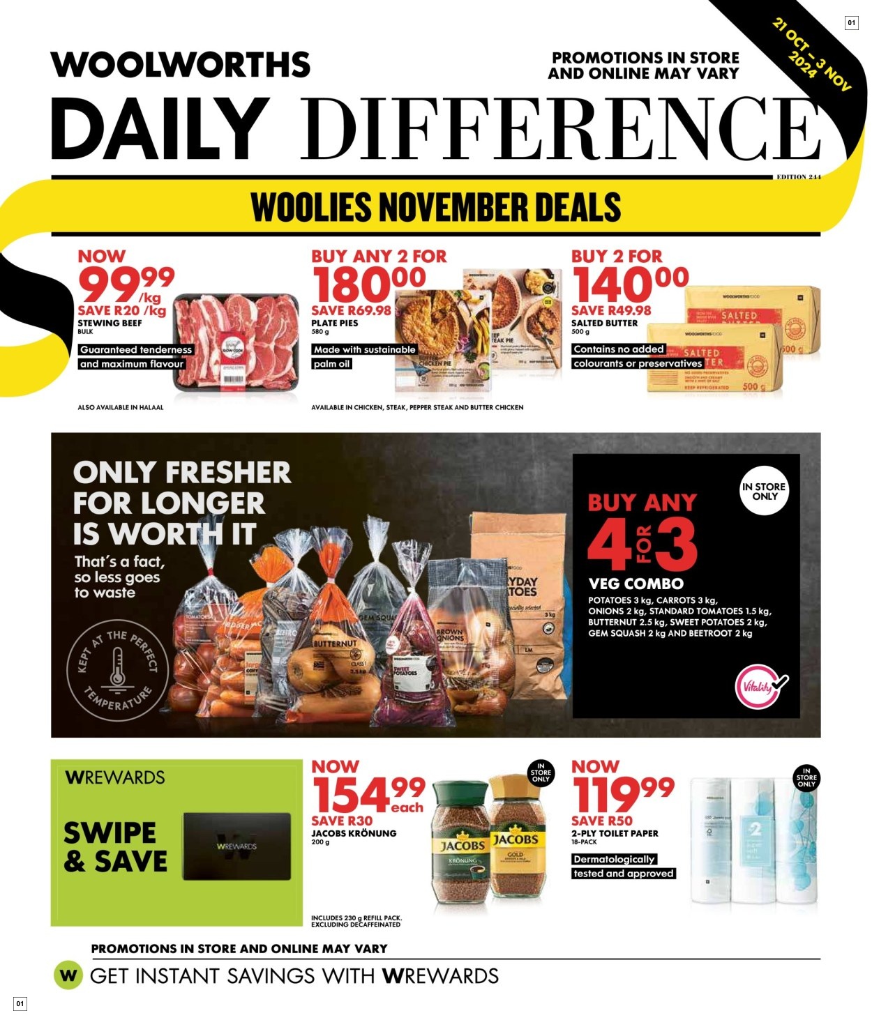 Woolworths Daily Difference