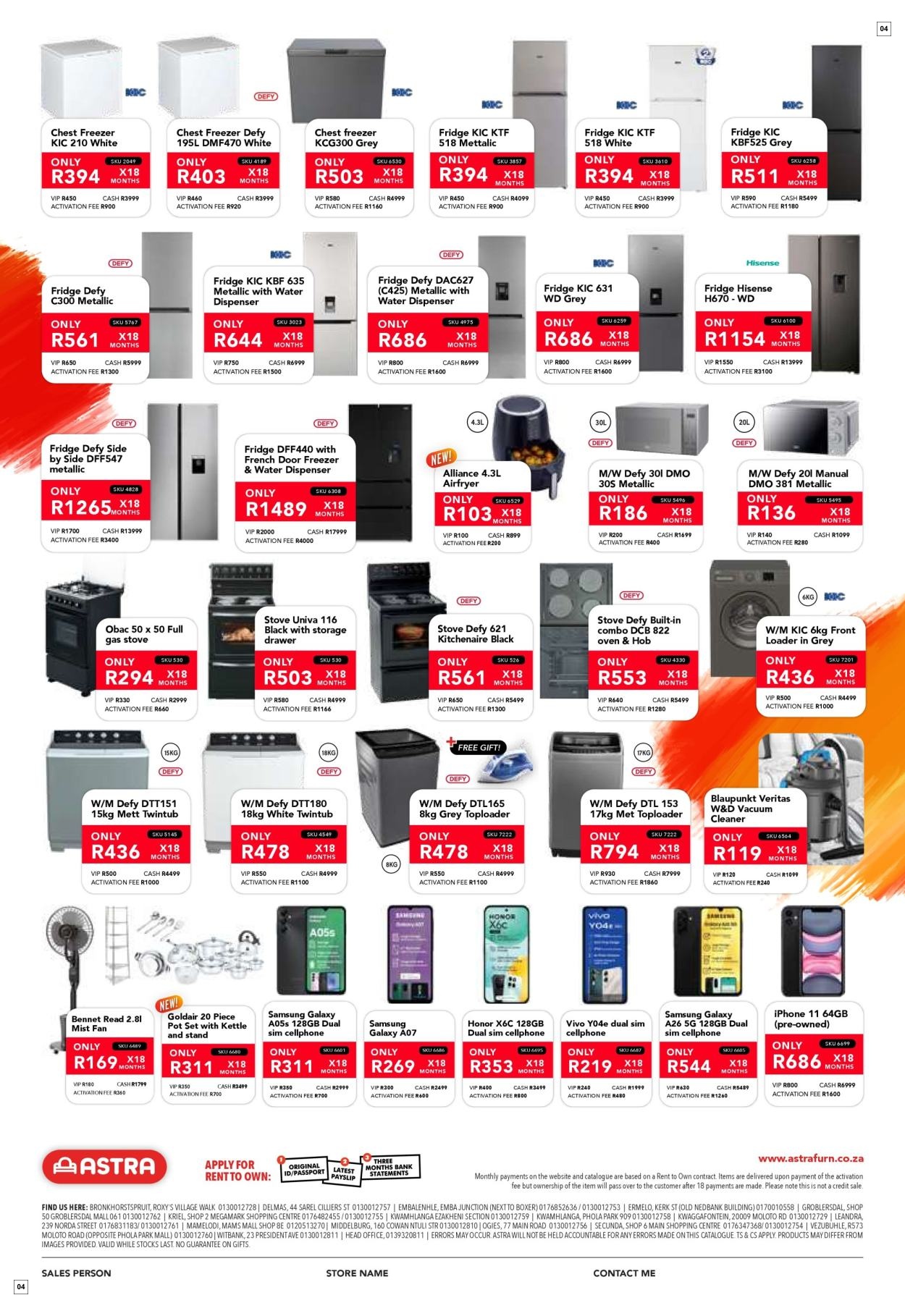Astra Furnishers Specials 01 Sept - 30 Nov - Page 4
