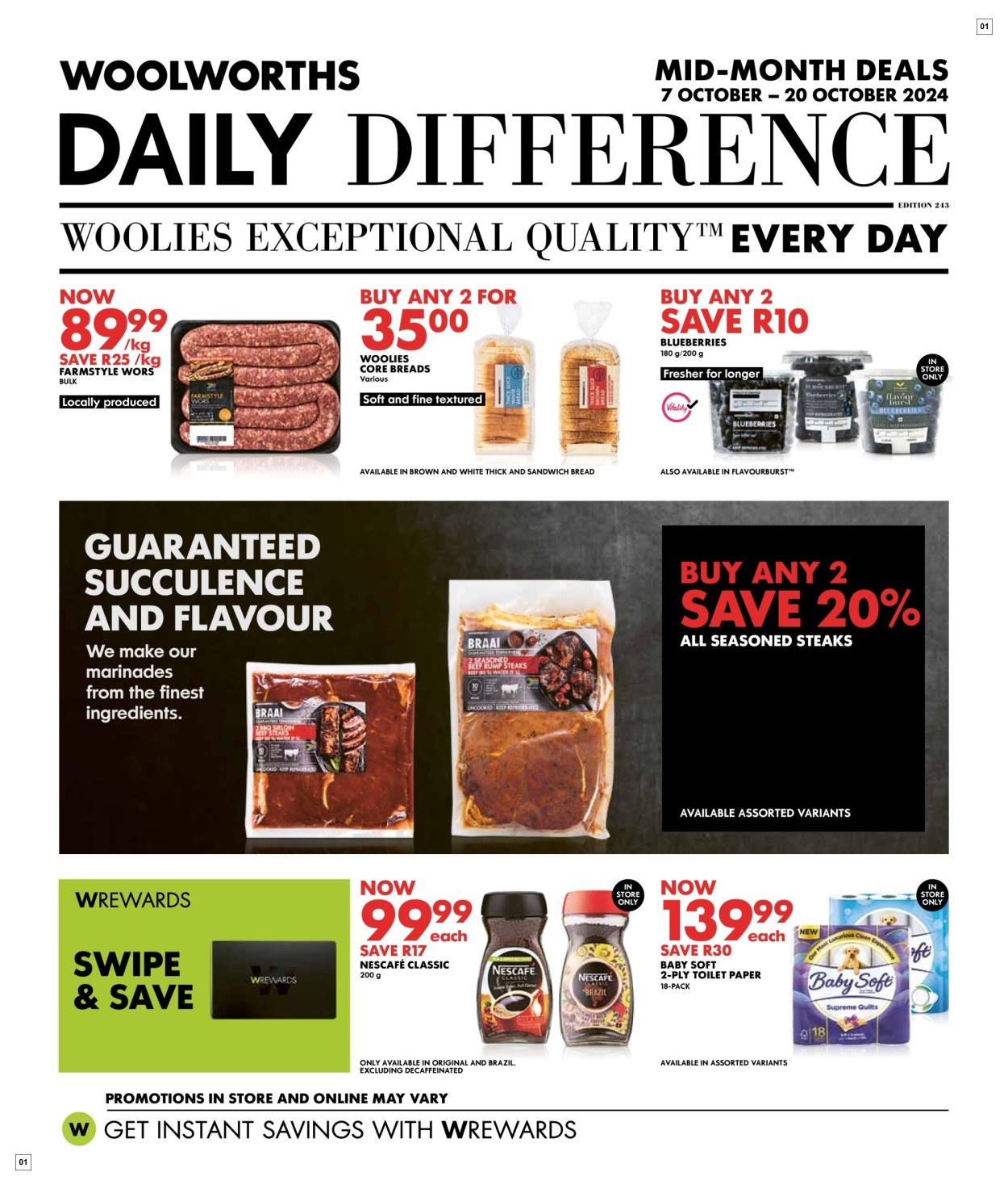 Woolworths Daily Difference