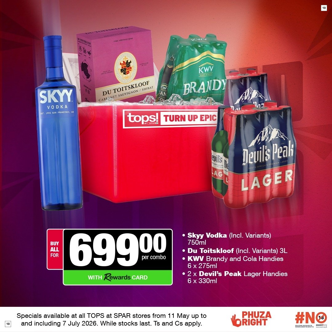 Tops At Spar Specials 11 May - 07 Jul - Page 10