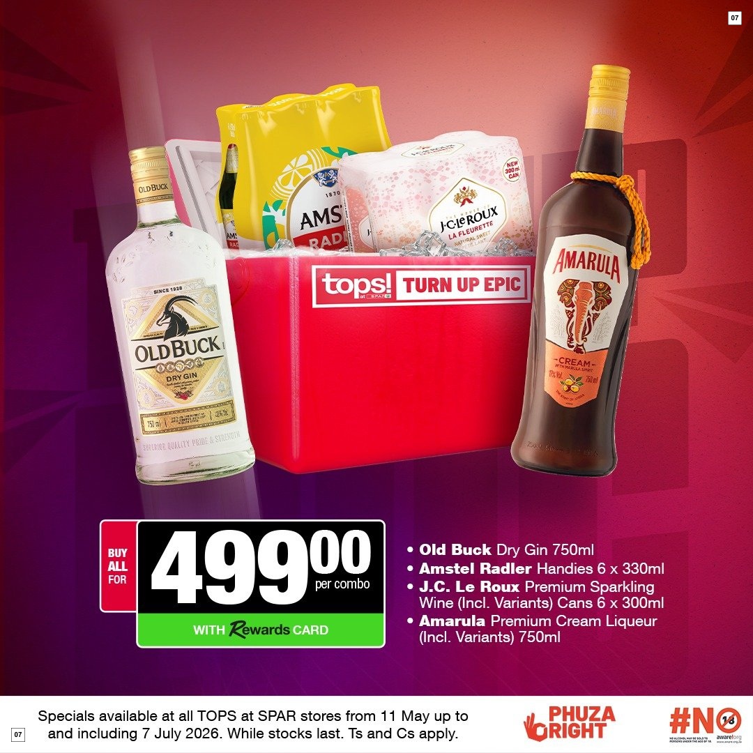 Tops At Spar Specials 11 May - 07 Jul - Page 7