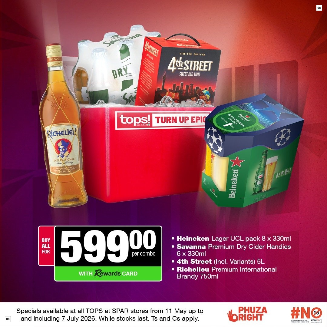 Tops At Spar Specials 11 May - 07 Jul - Page 8
