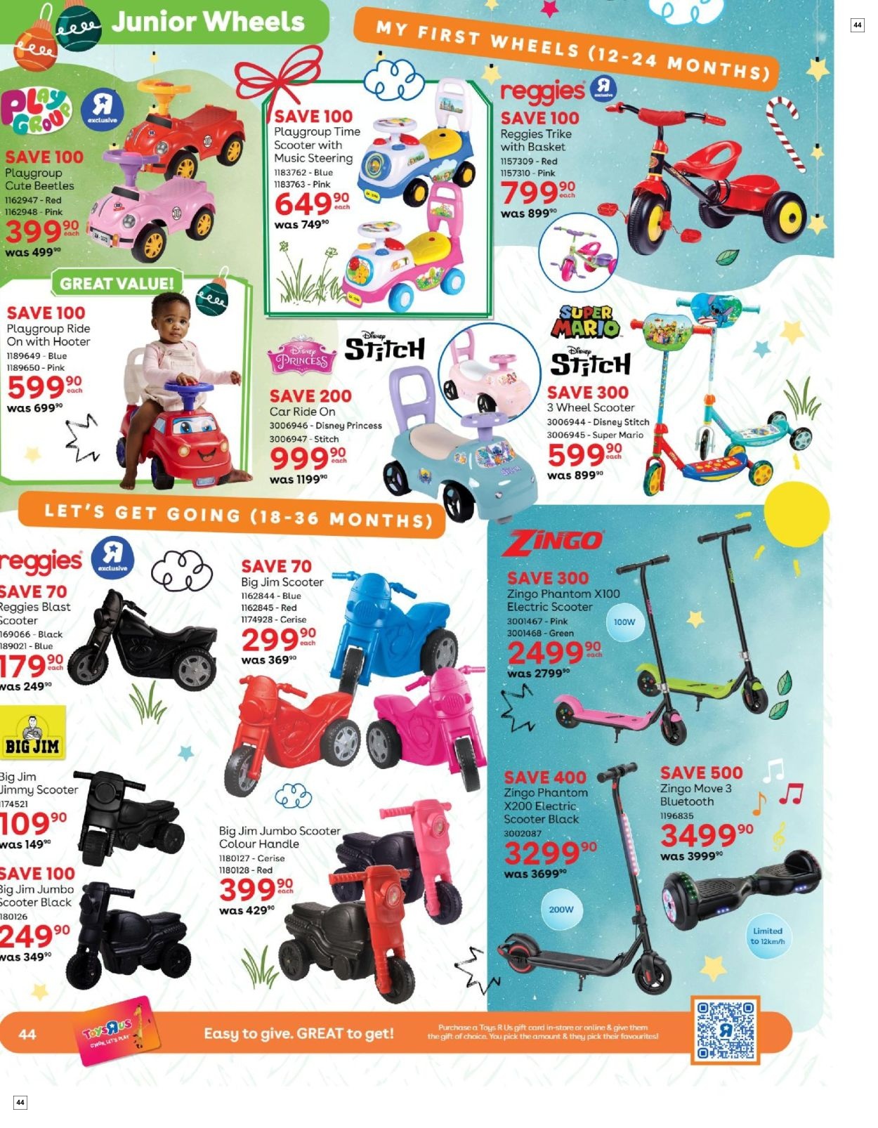 Toys R Us Specials 23 Oct - 31 Dec - Page 44