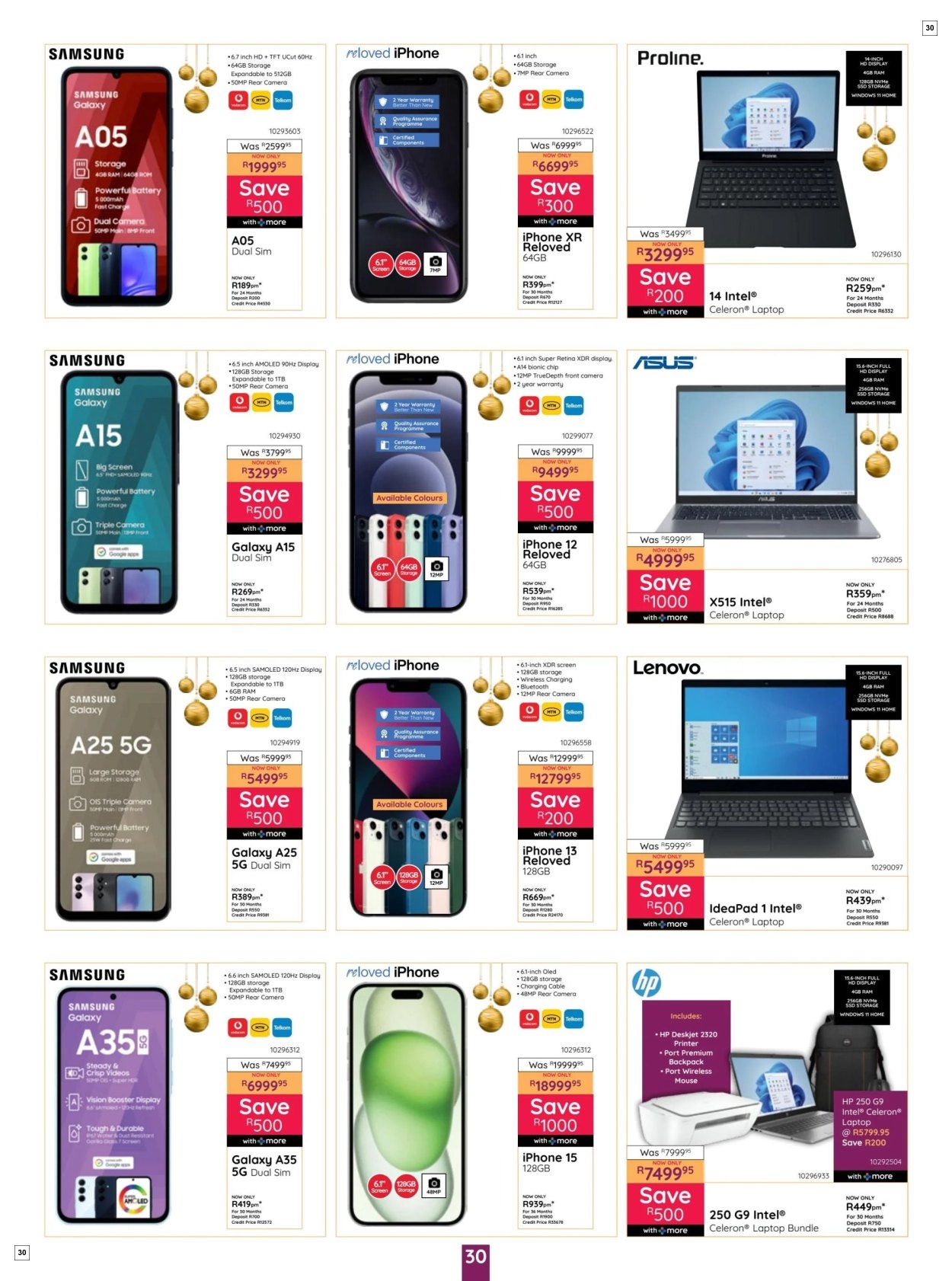 Bradlows Specials 03 Dec - 26 Dec - Page 30