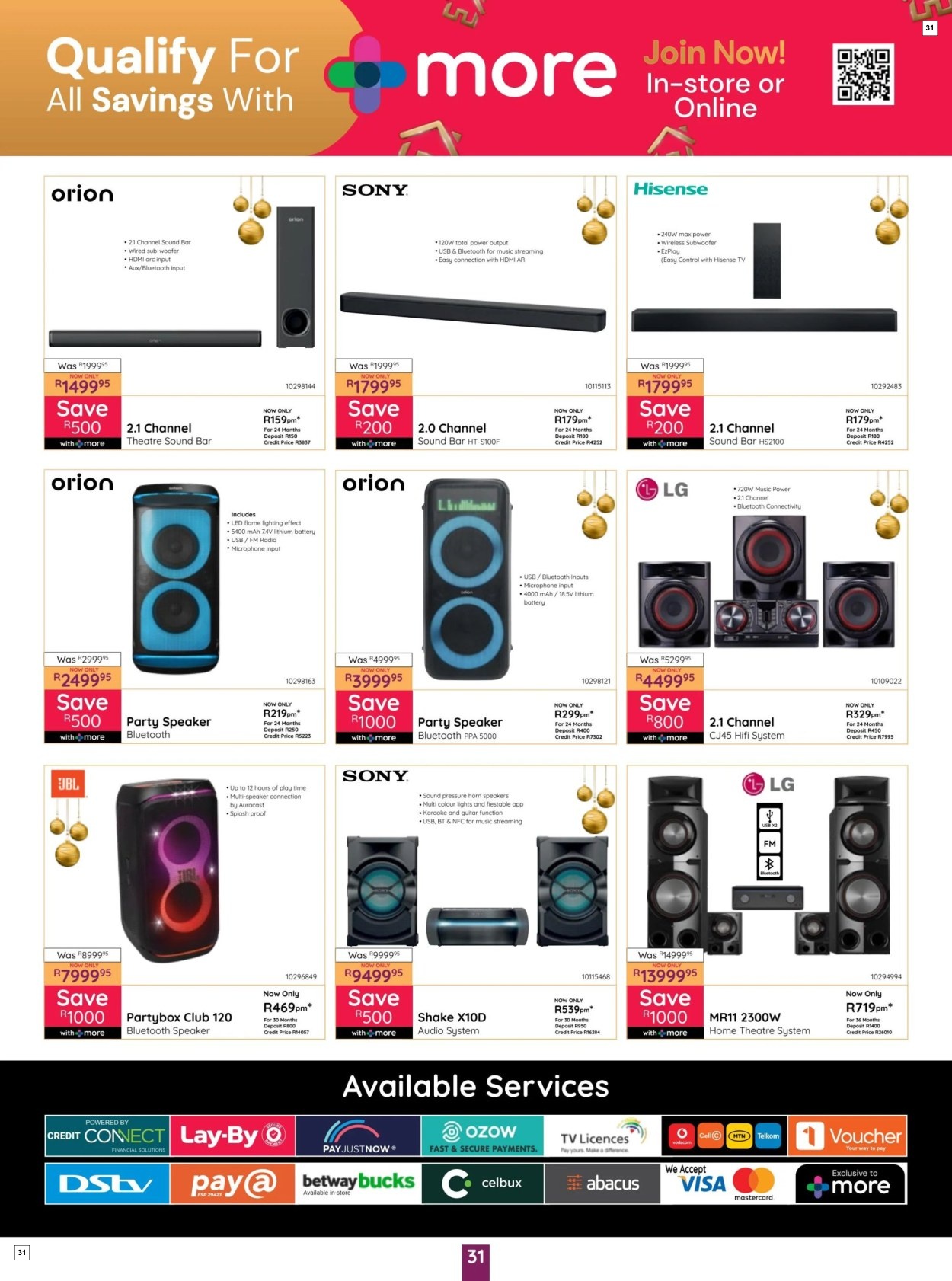 Bradlows Specials 03 Dec - 26 Dec - Page 31