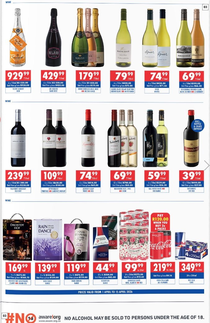 Liberty Liquors Specials 01 Apr - 15 Apr - Page 3