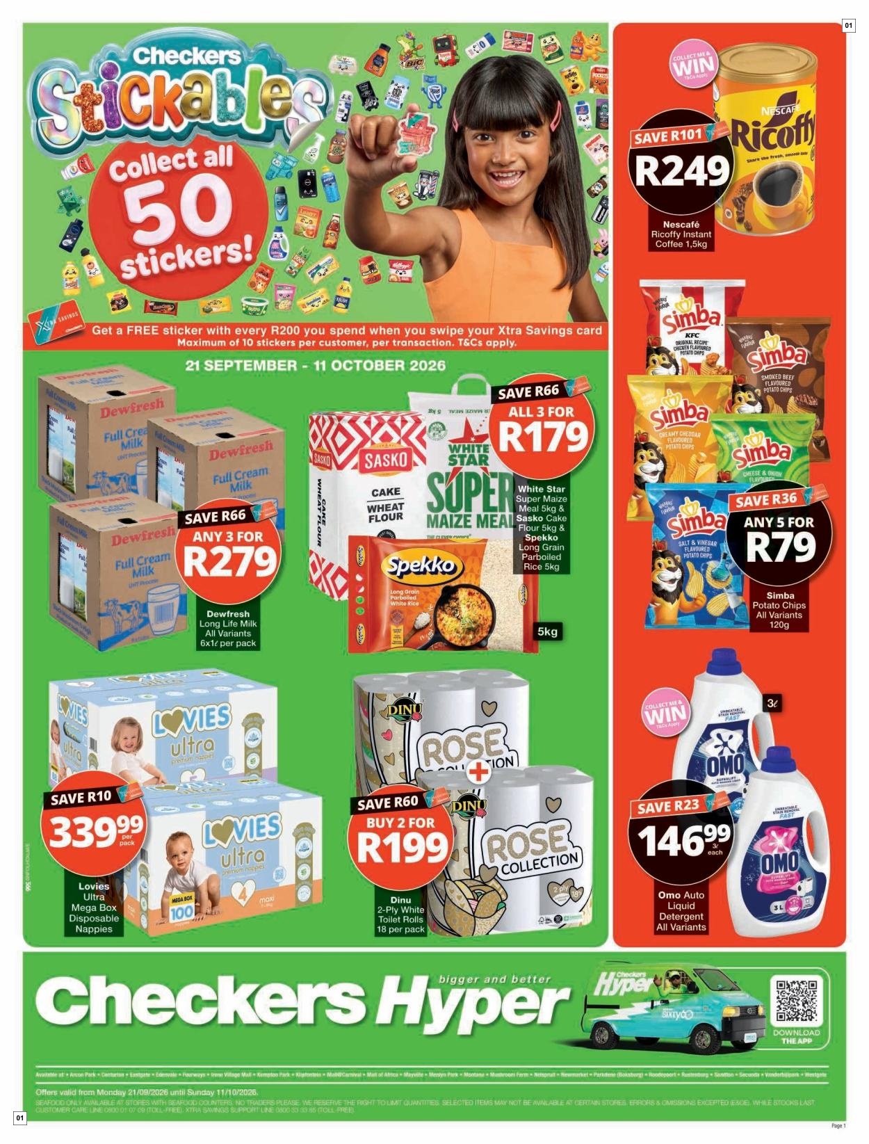 Checkers September Month-end Promotion Gauteng