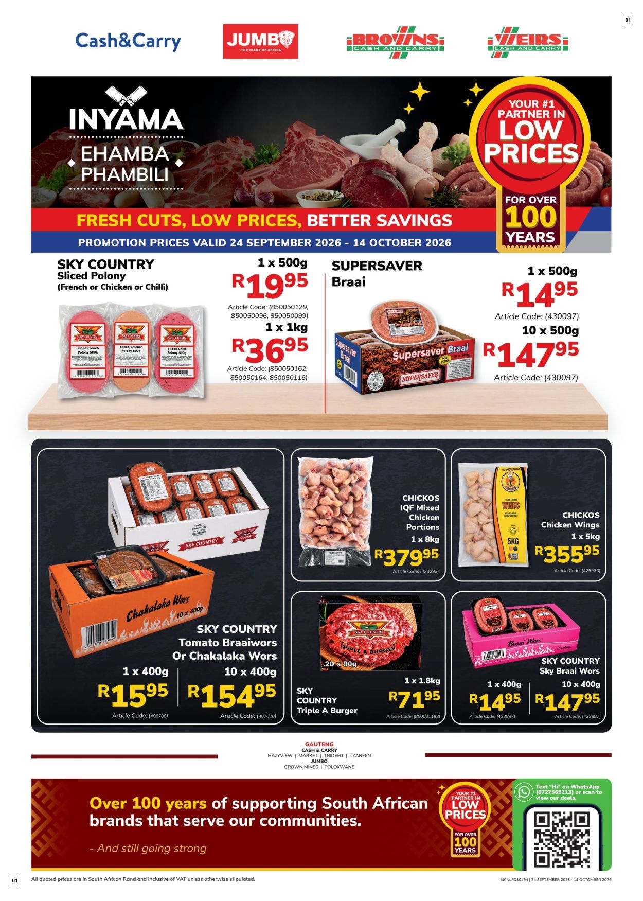 Jumbo Cash & Carry Catalogue