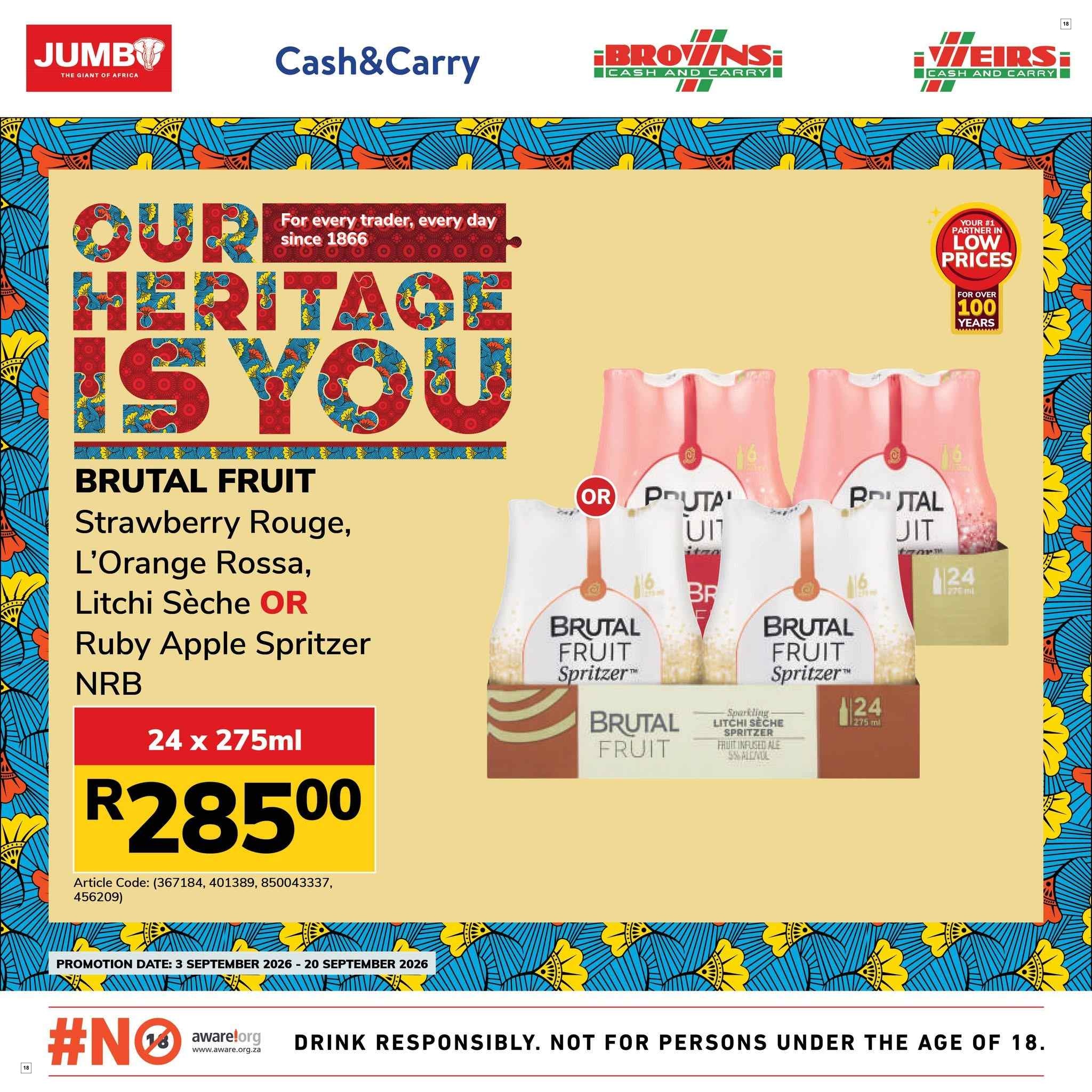 Jumbo Cash & Carry Specials - - No Longer Valid - Page 18