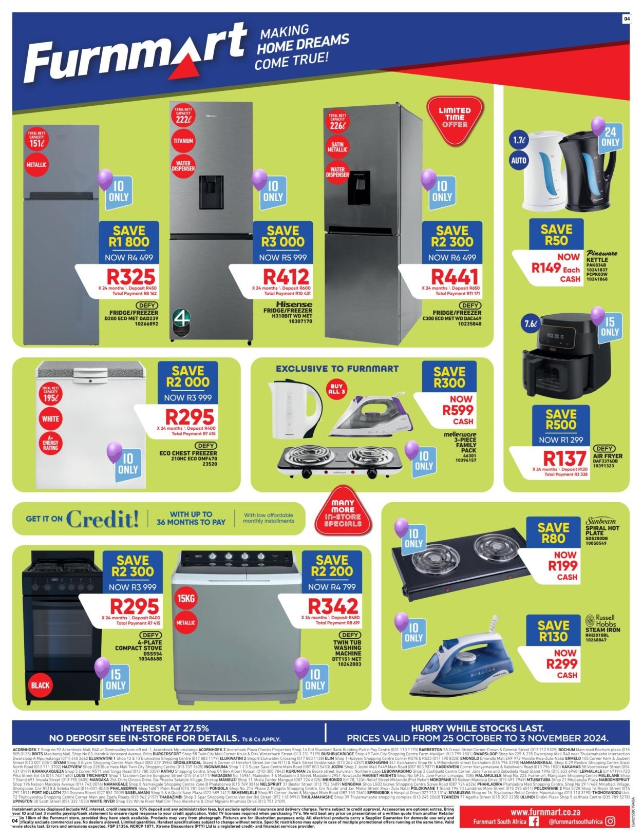 Furnmart Specials 25 Oct - 03 Nov - Page 4