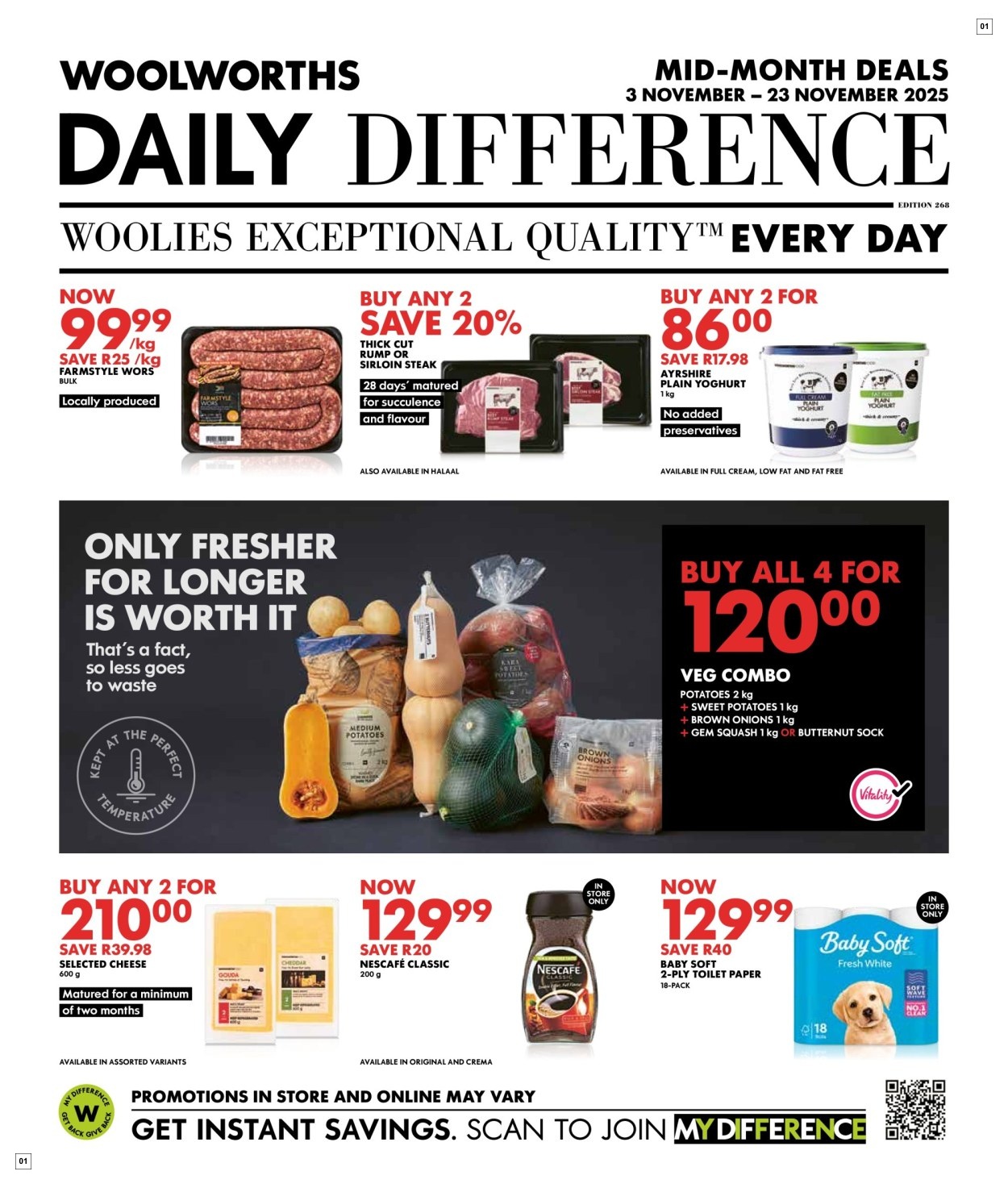 Woolworths Daily Difference
