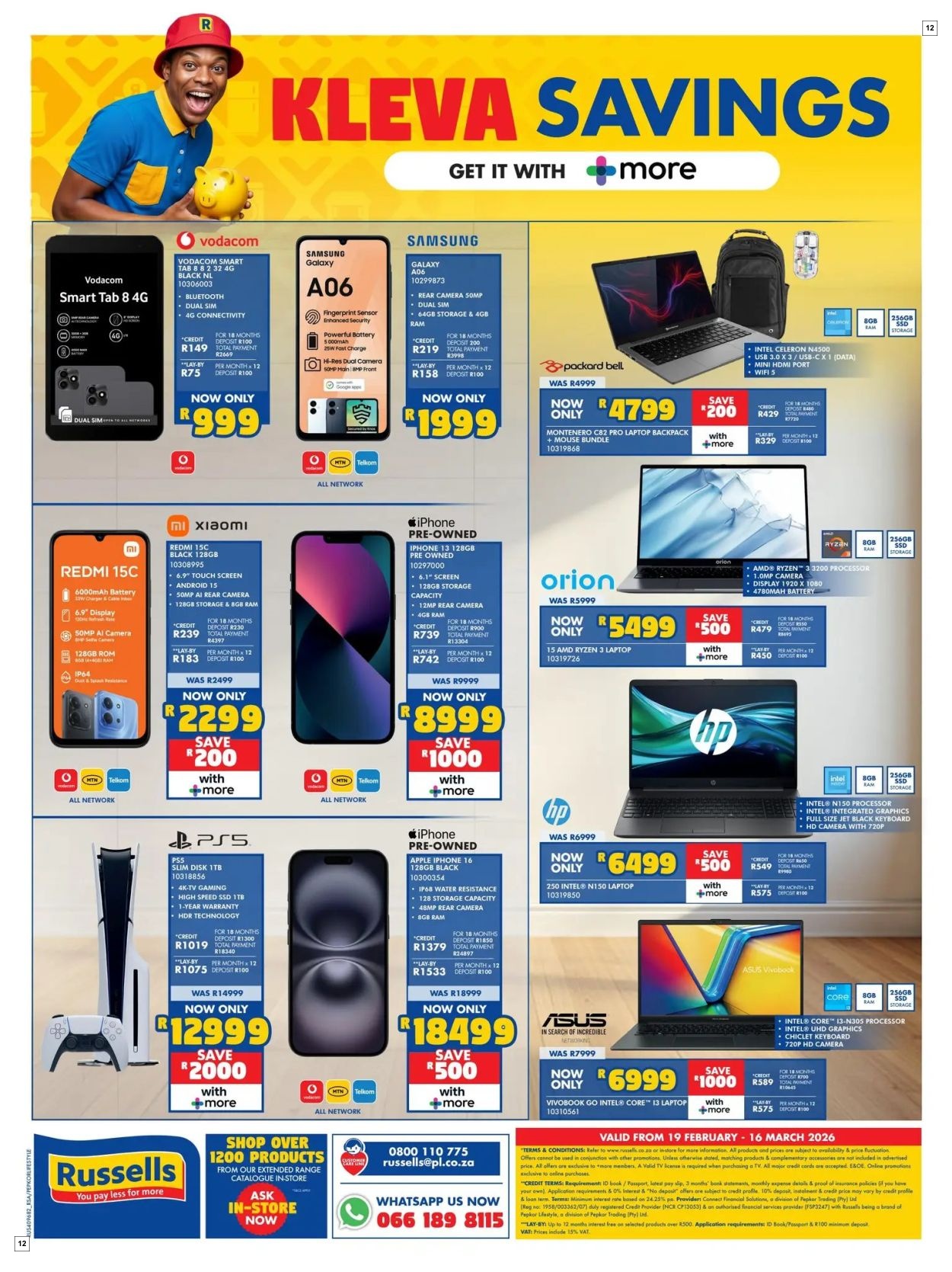 Russells Specials 19 Feb - 16 Mar - Page 12