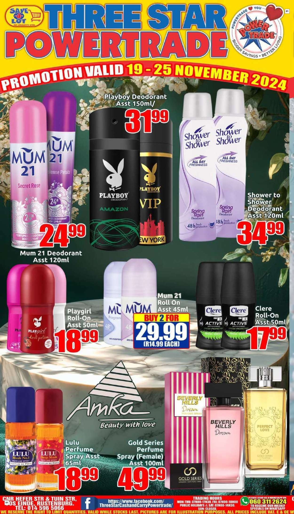 Three Star Cash And Carry Specials 19 Nov - 25 Nov