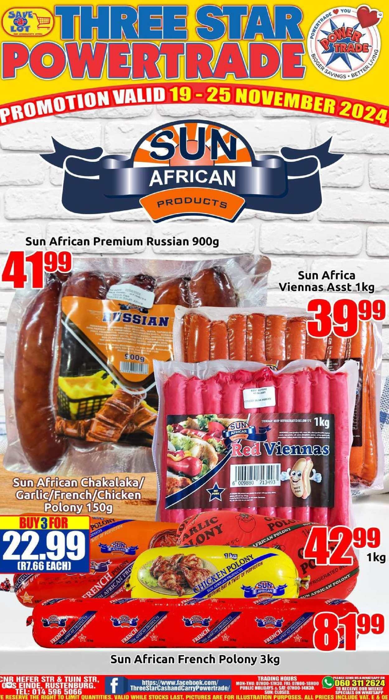 Three Star Cash And Carry Specials 19 Nov - 25 Nov - Page 12